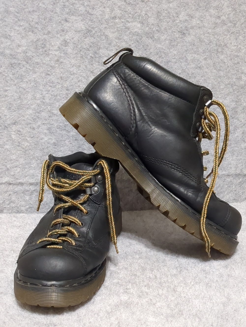 Dr. Martens Black Leather 8287 Men's Boots Made in England Size 12 - Picture 4 of 12